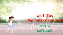 英語五年級下冊Unit 2 My favourite season Part A精品ppt課件