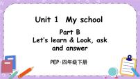 人教版 (PEP)四年级下册Unit 1 My school Part B精品ppt课件