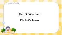 小学人教版 (PEP)Unit 3 Weather Part A公开课课件ppt