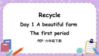 人教版 (PEP)四年级下册Recycle 1精品课件ppt