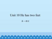 湘少版四年級下冊Unit 10 He has two feet.集體備課ppt課件