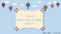 小學(xué)英語人教版 (PEP)六年級(jí)上冊(cè)Unit 2 Ways to go to school Part A授課ppt課件