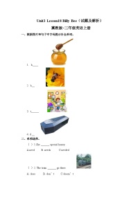 小學(xué)冀教版 (三年級(jí)起點(diǎn))Lesson 18 Billy Bee課后復(fù)習(xí)題