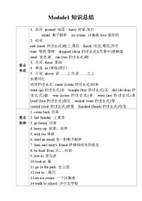 【同步導(dǎo)學(xué)案】外研版（三起）英語五年級上冊-第一模塊學(xué)案（導(dǎo)學(xué)案）