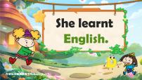 小学英语外研版 (三年级起点)五年级下册Unit 1 She learnt English.评优课ppt课件