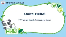 譯林新版英語3AUnit 1Hello(第三課時(shí))課件