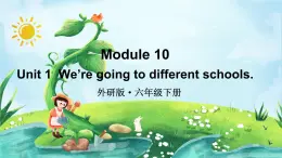 外研版六年級英語下冊Module 10 Unit 1課件