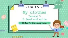 新人教PEP小學英語四下 Unit5 B Read and Write第5課時課件