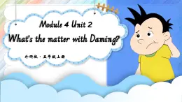 Module 4 Unit 2 What's the matter with Daming？课件