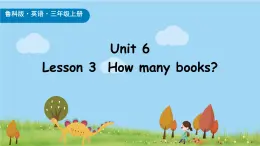 鲁科版（五四制）（2024）三年级上册英语 Unit 6  Lesson 3  How many books课件+素材