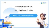 人教版PEP（2024）三年級(jí)上冊(cè)（2024）Unit 2 Different families Part A備課課件ppt