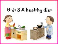 小学新版-牛津译林版Unit 3 A healthy diet背景图课件ppt