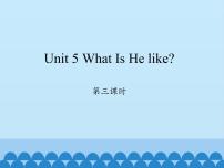 小学英语陕旅版六年级下册Unit 5 What Is He like？教课免费ppt课件