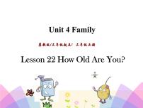 小学英语冀教版 (三年级起点)三年级上册Lesson 22 How Old Are You?公开课ppt课件