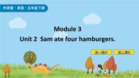 小学英语外研版 (三年级起点)五年级下册Module 3Unit 2 Sam ate four hamburgers.精品课件ppt