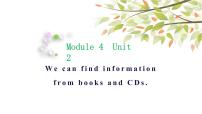 外研版 (三年级起点)五年级下册Unit 2 We can find information from books and CDs.完美版ppt课件