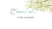 外研版 (三年级起点)三年级下册Module 3Unit 1  I like football.教课内容课件ppt