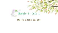小学英语外研版 (三年级起点)三年级下册Unit 1  Do you like meat?教课课件ppt