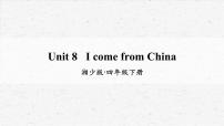 湘少版四年级下册Unit 8 I come from China.教学课件ppt