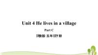 小学英语陕旅版五年级下册Unit 4 He Lives in a Village教学ppt课件