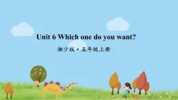 湘少版英語五年級(jí)上冊(cè) Unit 6 Which one do you want PPT課件+素材