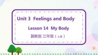 冀教版 (三年級起點(diǎn))三年級上冊Unit 3 Body and FeelingsLesson 14 My Body試講課ppt課件