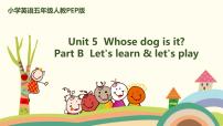 小学人教版 (PEP)Unit 5 Whose dog is it? Part B示范课ppt课件
