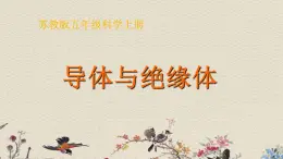 蘇教版五年級(jí)上冊(cè) 科學(xué) 第三單元 電和磁 《導(dǎo)體與絕緣體》課件