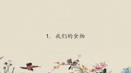 青岛版（六三制）四年级上册 科学 第一单元 我们吃什么《我们的食物》课件