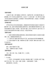 青島版 (六三制)四年級上冊17 水流有力量教學(xué)設(shè)計