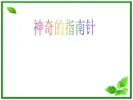 人教小學科學四年級上冊 1.3神奇的指南針課件PPT