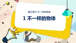 新大象科學(xué)三下 5.1 不一樣的物體 教案+課件PPT+練習(xí)
