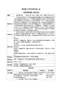 小學(xué)教科版 (2017)6.營(yíng)養(yǎng)要均衡教學(xué)設(shè)計(jì)及反思