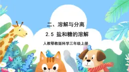 【核心素養(yǎng)新課標】2.5《鹽和糖的溶解》課件+教案+素材