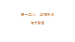 青岛版（六三制2017秋） 四年级上册第1单元（动物王国） 复习课件
