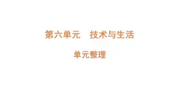 青岛版（六三制2017秋） 四年级上册第6单元（技术与生活） 复习课件