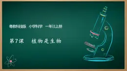 第7課 植物是生物 課件