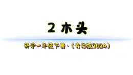 小學(xué)科學(xué)新青島版（六三制）一年級下冊第一單元第二課《木頭》教學(xué)課件（2025春）