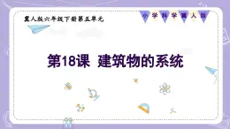 【核心素养】冀人版科学六年级下册 5.18建筑物的系统 同步课件+同步教案+同步练习