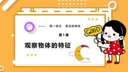 【教科版】一下科学  1.1《观察物体的特征》课件+单元整体设计+课时教案