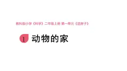 小學(xué)科學(xué)新教科版二年級(jí)上冊(cè)1.1《動(dòng)物的家》教學(xué)課件（2025秋新版）