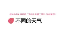 小學(xué)科學(xué)新教科版二年級(jí)上冊(cè)2.4《不同的天氣》教學(xué)課件（2025秋新版）