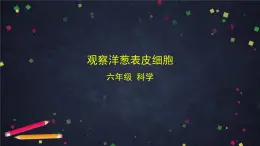 教科版科學六年級上冊 1.4《觀察洋蔥表皮細胞》（課件+教案+任務(wù)單+練習）