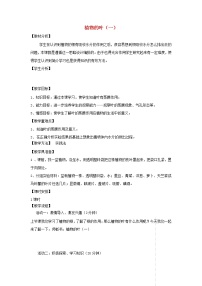 小學科學3 植物的葉教案設計