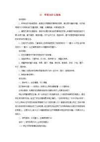青島版 (六三制)四年級下冊20. 蘋果為什么落地教案