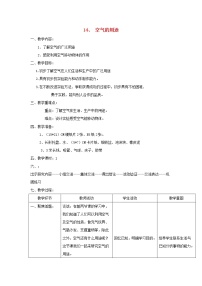 小學(xué)首師大版第五單元 人與空氣14.空氣的用途教案