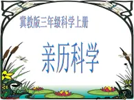 冀教版（三起）科學(xué)三年級上冊1-親歷科學(xué) 課件