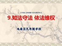 小學政治思品9 知法守法，依法維權教學課件ppt