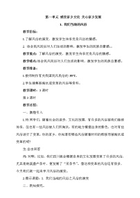 小學(xué)政治 (道德與法治)1 我們當(dāng)?shù)氐娘L(fēng)俗第3課時(shí)教學(xué)設(shè)計(jì)及反思