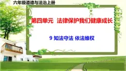 六年級(jí)道德與法治上冊(cè)9《知法守法依法維權(quán)》課件+教案+學(xué)案